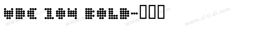 UDC 104 Bold字体转换